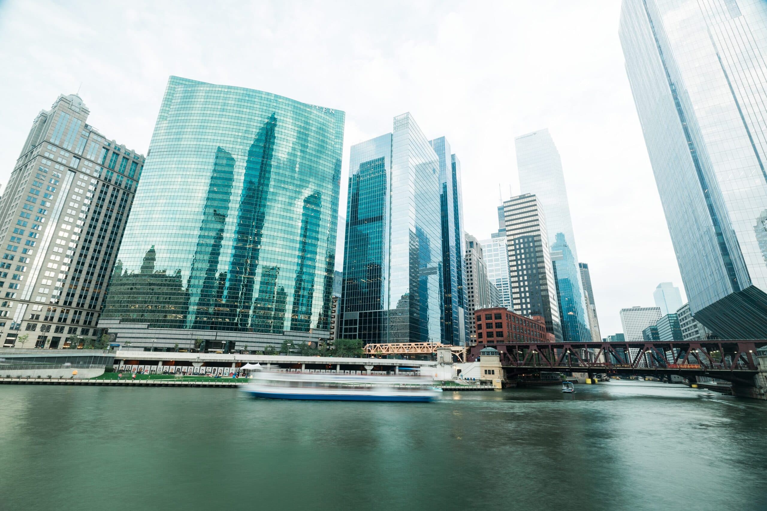 Wolf Point, the historic confluence of the Chicago River's three branches